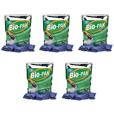 Walex Walex BIOBLUBG Fresh Mint Scent Blue Bio-Pak Deodorizer; Pack of 50 W62-BIOBLUBG